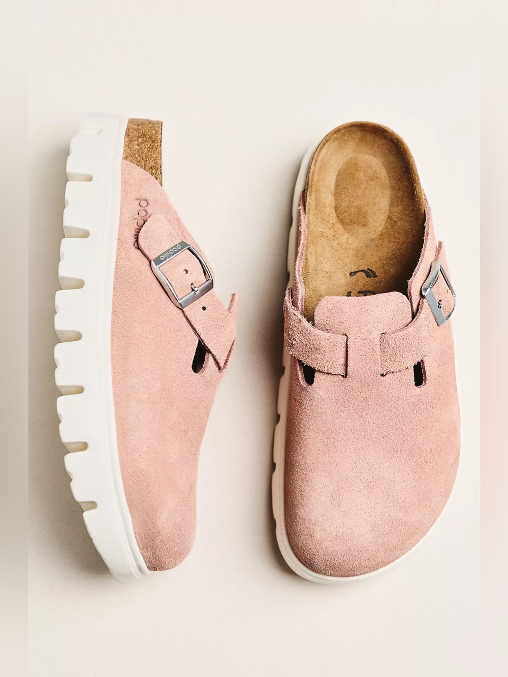 Birkenstock Boston Chunky Clogs, Pink, NWT, Size 39
